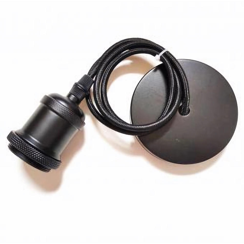 Pendul 1m E27 finisaj negru