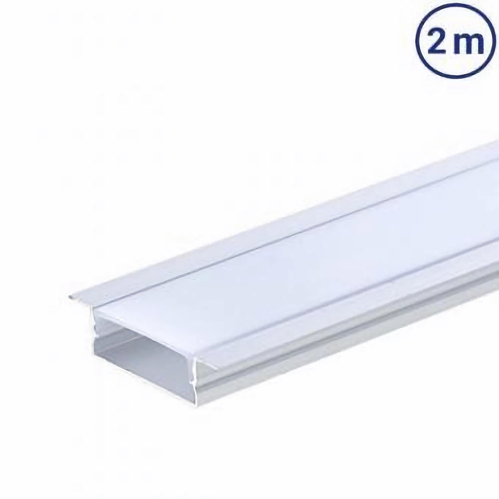 Profil LED incastrat aluminiu 2m plat XL