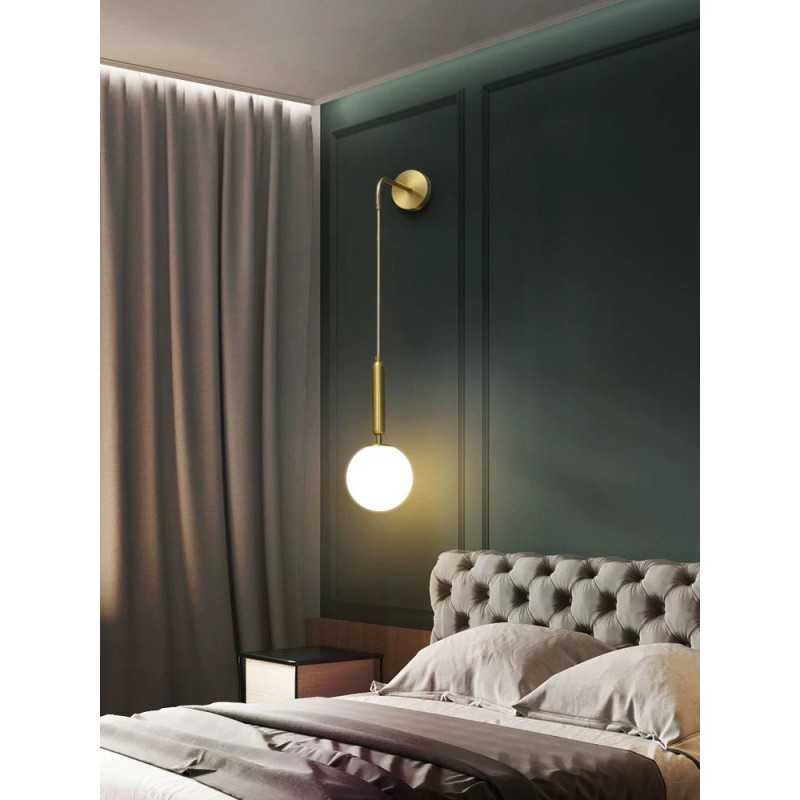 Aplica de perete glob moderna gold E14