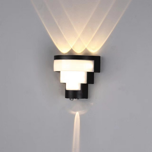 Aplica LED de fatada neagra 10W