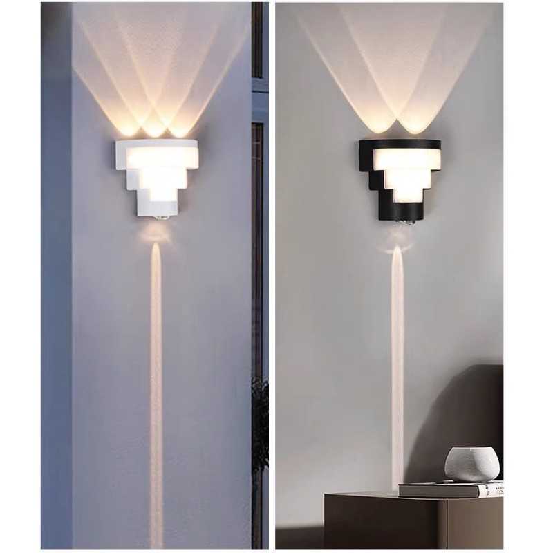 Aplica LED de fatada alba 10W