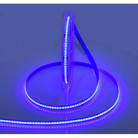 Rola 5m Banda LED COB Albastru 12V - 320 led/m, 10W/m