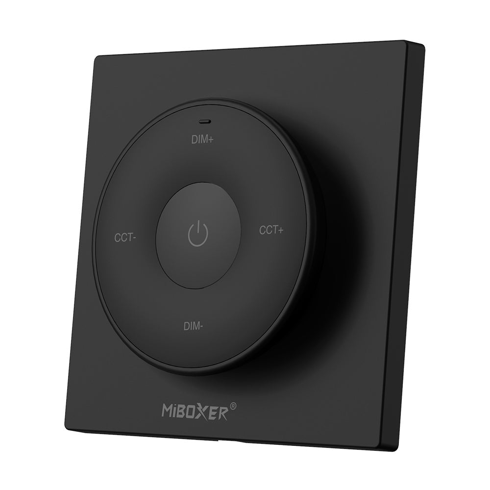 Variator de perete cu telecomanda detasabila MiLight RF neagra