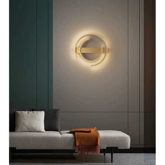 Aplica LED moderna CCT gold 30W